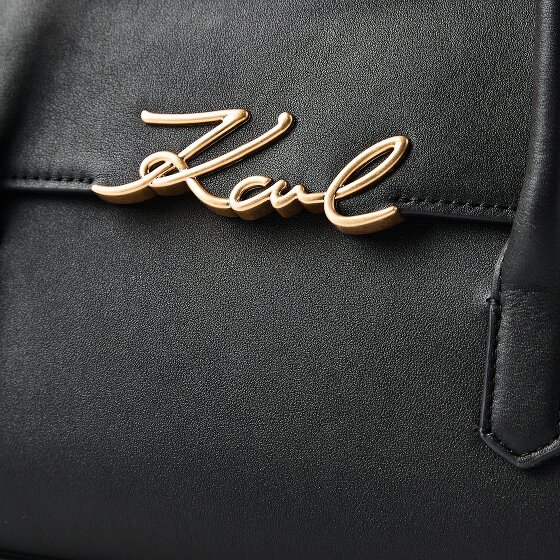 Karl Lagerfeld Signature Schoudertas Leder 37 cm