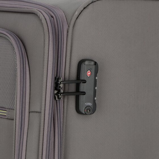 d&n Travel Line 9704 4 wielen Trolley L 78 cm met uitbreidingsplooi