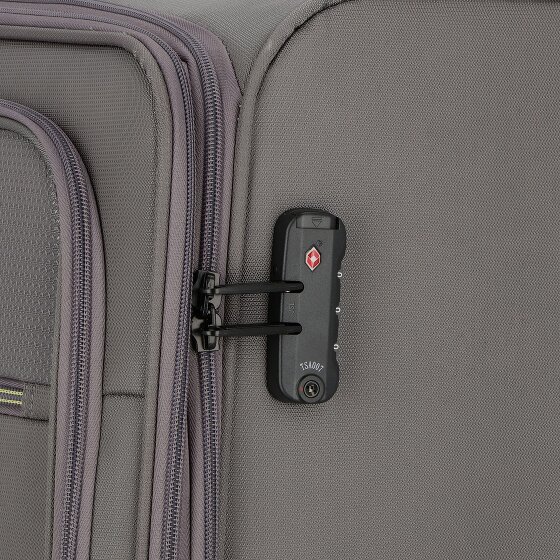 d&n Travel Line 9704 4 wielen Trolley L 78 cm met uitbreidingsplooi