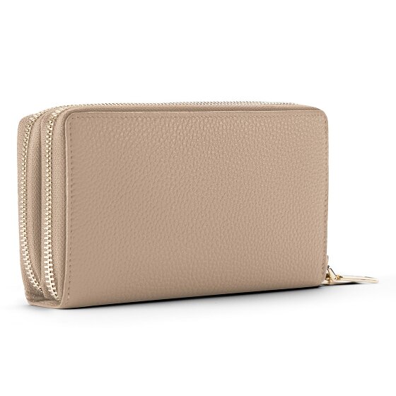 Lazarotti Bologna Leer XL Dubbele Zip-Around Portemonnee RFID Leer 20 cm