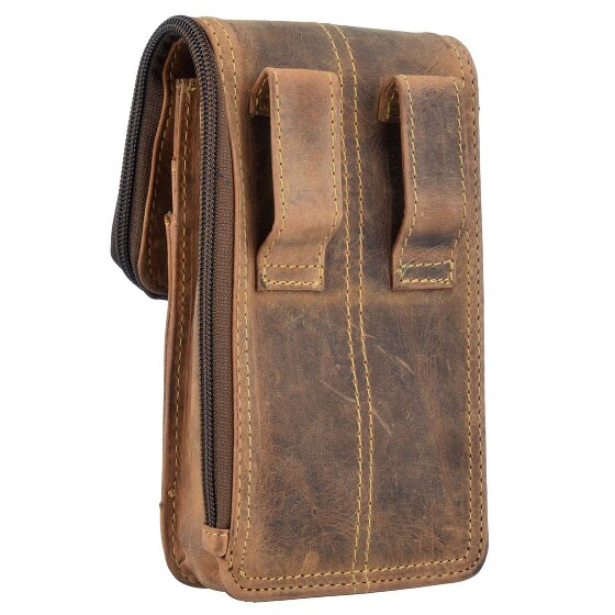 Greenburry Vintage heuptasje leer 10 cm