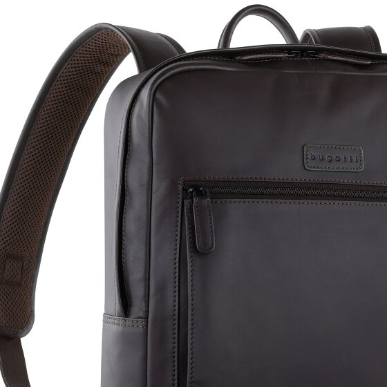 bugatti Clark Dagrugzak Leer 42 cm Laptop compartiment