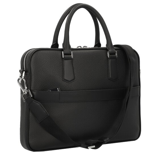 Boss New Crosstown Koffer Leer 38 cm Laptop compartiment