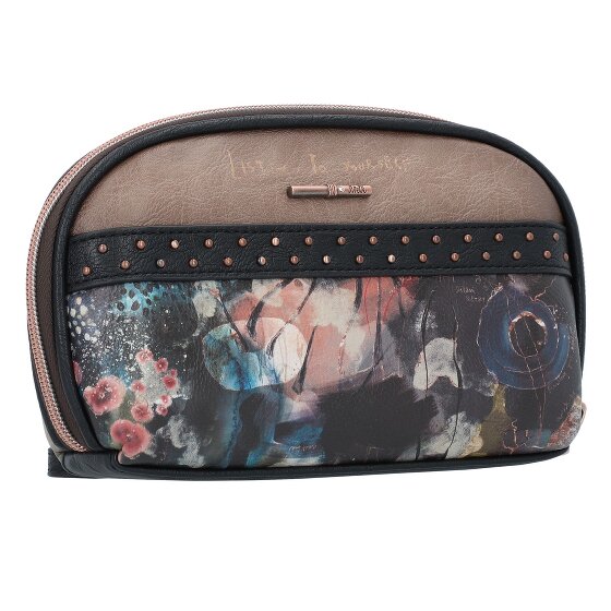 Anekke Shoen Black Portemonnee RFID-bescherming 22 cm