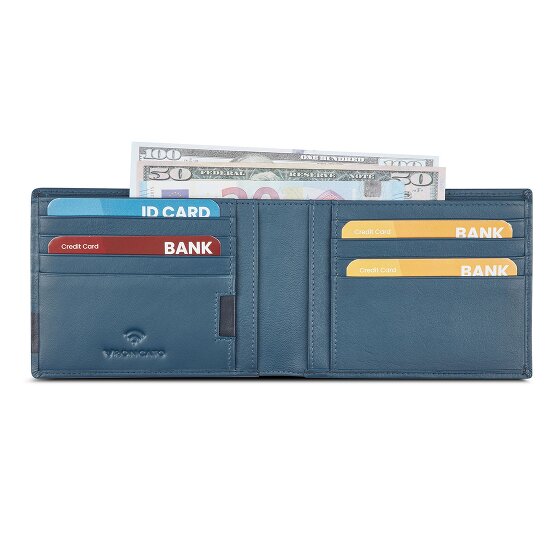 Roncato Monaco Portemonnee RFID-bescherming Leer 12 cm