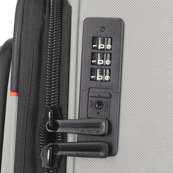 Travelite Crosslite 4 wielen Trolley L 77 cm met uitbreidingsplooi