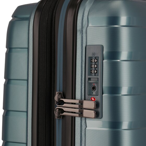 Travelite Air Base 4 wielen Cabinewagen 55 cm met uitbreidingsplooi