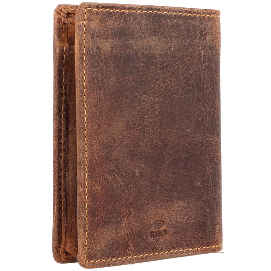 Greenburry Vintage Portemonnee RFID Leer 10 cm