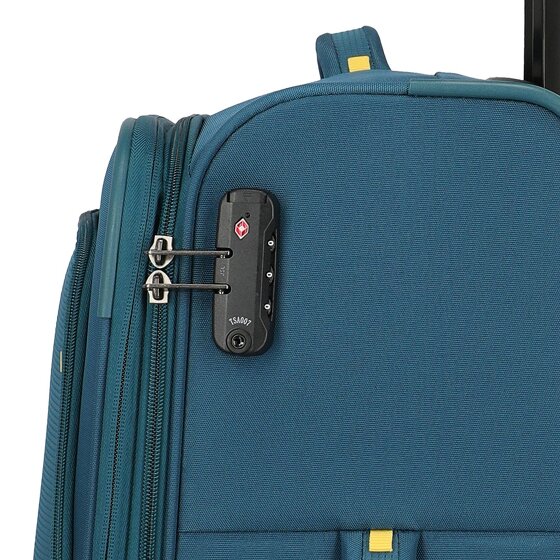 Travelite Umbria 4 wielen Trolley L 77 cm met uitbreidingsplooi