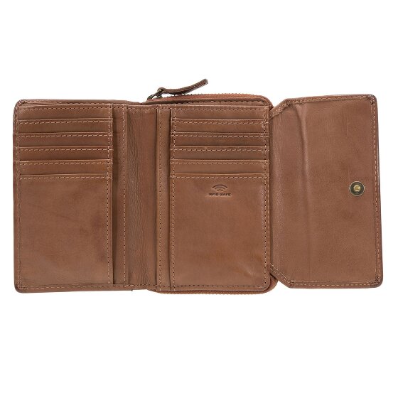 Maître Steinbach Dagrete Portemonnee RFID-bescherming Leer 13.5 cm