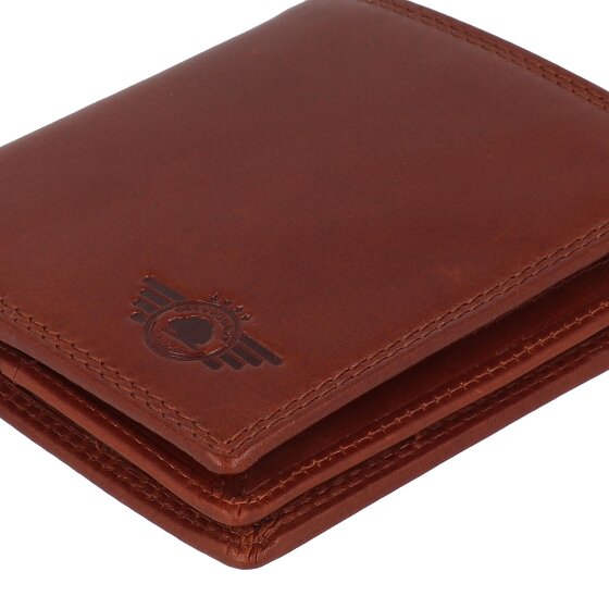 Greenburry Vintage Portemonnee RFID-bescherming Leer 9.5 cm