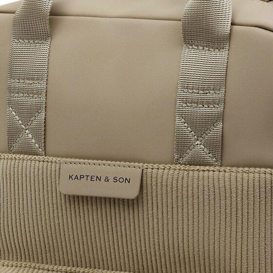 Kapten & Son Bergen Small Cord Dagrugzak 33.5 cm Laptop compartiment
