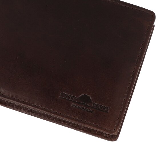 Greenburry Newport Portemonnee RFID-bescherming Leer 12 cm
