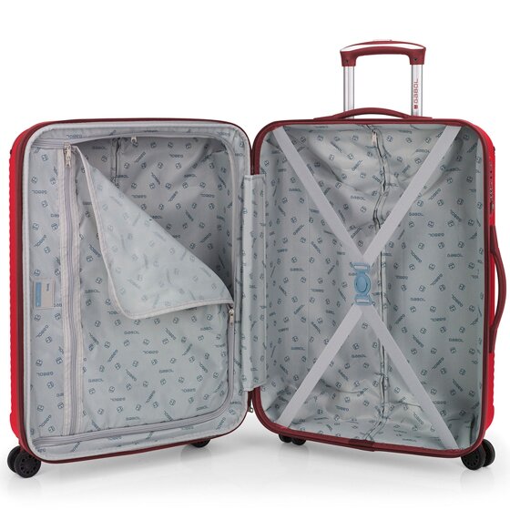 Gabol Balance XP 4 wielen Kofferset 3-delig met uitbreidingsplooi