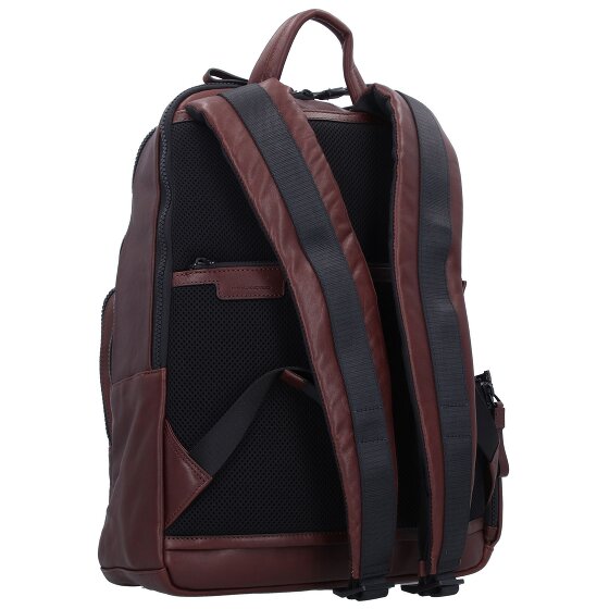 Piquadro Harper Rugzak RFID Leer 40 cm Laptopcompartiment