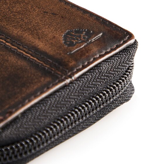 Greenburry Destressed Portemonnee RFID-bescherming Leer 10.5 cm