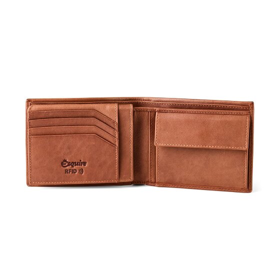 Esquire Chicago Portemonnee RFID-bescherming Leer 12.5 cm