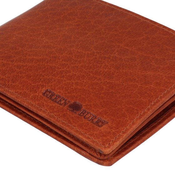 Greenburry House of Norway Portemonnee RFID-bescherming Leer 12 cm