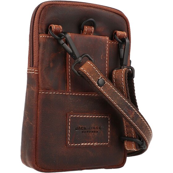 Jack Kinsky Baltimore 10 Mobielhoesje Leder 12 cm