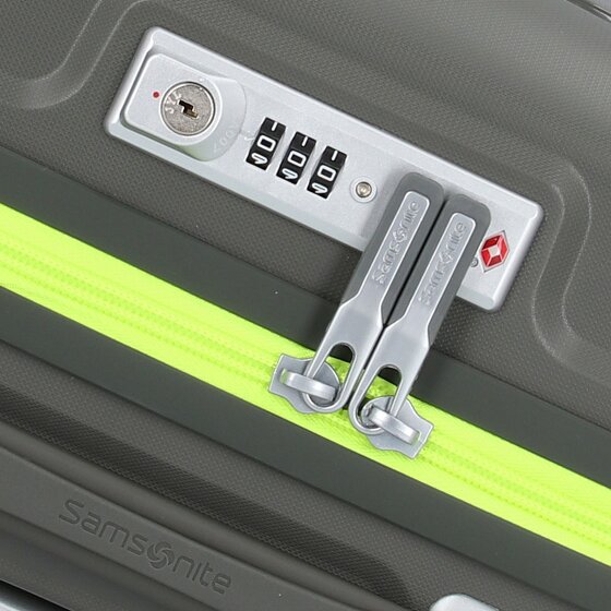 Samsonite Flux 4 wielen Cabinewagen 55 cm met uitbreidingsplooi