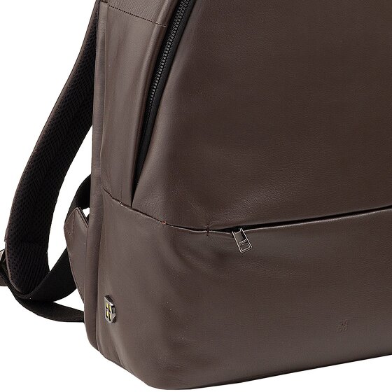 DuDu Casablanca Dagrugzak Leer 40 cm Laptop compartiment