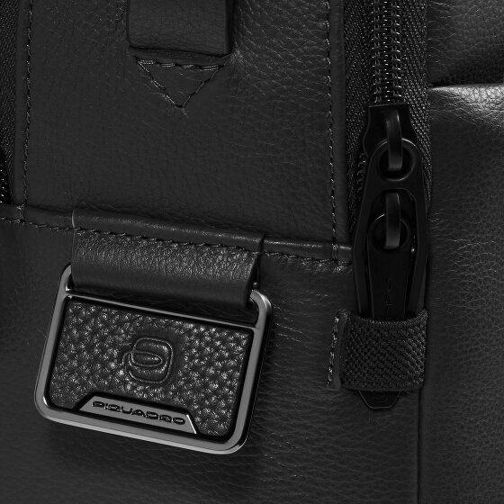 Piquadro Russel Koffer RFID-bescherming Leer 40 cm Laptop compartiment
