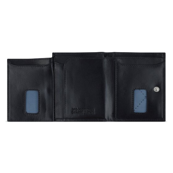 bugatti Secure Slim Portemonnee RFID-bescherming Leer 8 cm