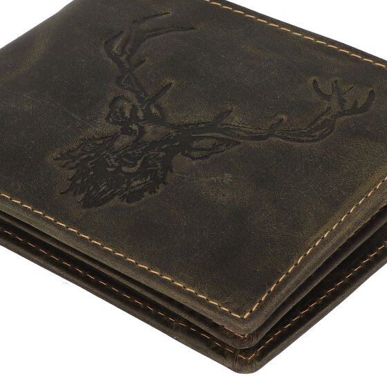 Greenburry Vintage Portemonnee Leer 13 cm