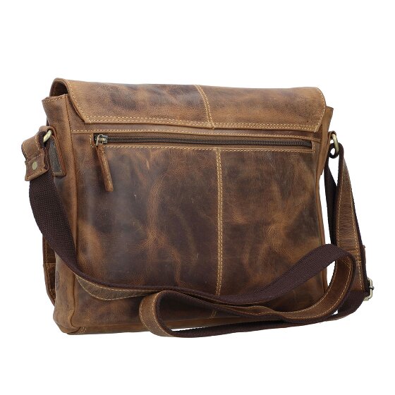 Greenburry Vintage Messenger Schoudertas Leer 33 cm