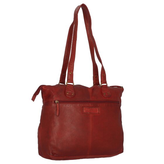 Greenland Nature Femi & Nine Leren Schoudertas 35 cm