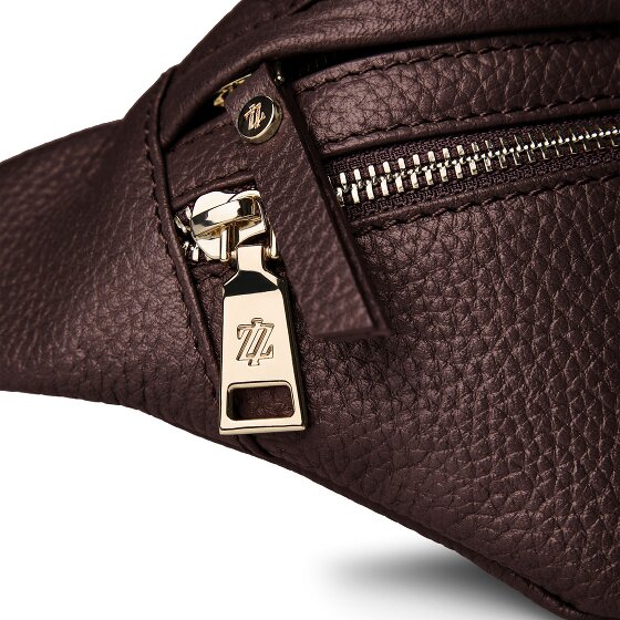 Lazarotti Bologna leer Fanny pack met dubbele rits, crossbody, leer, 25 cm