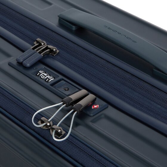Piquadro PQ-Light 4 wielen Trolley M 69 cm met uitbreidingsplooi