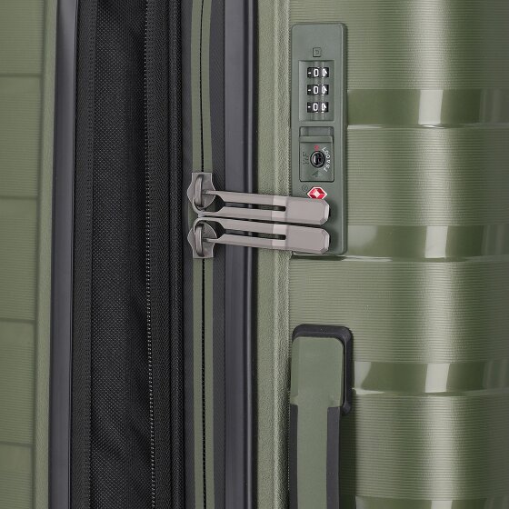 Travelite Air Base 4 wielen Trolley M 67 cm met uitbreidingsplooi