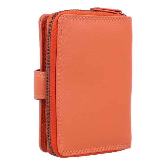 Greenburry Sponsachtig portefeuille leer 9 cm