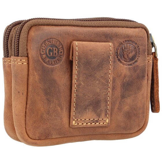 Greenburry Vintage heuptasje leer 11 cm