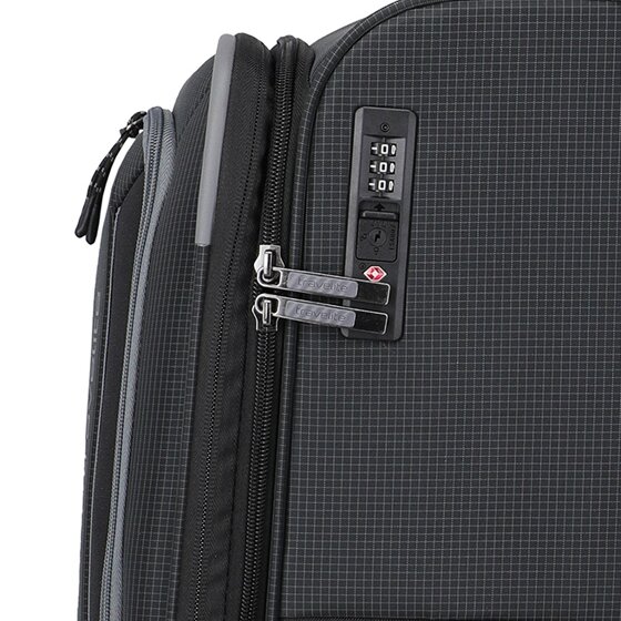 Travelite Corsiica 4 wielen Trolley L 77 cm met uitbreidingsplooi