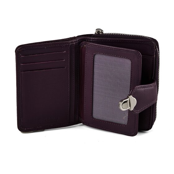 Greenburry Sponsachtig portefeuille leer 9 cm