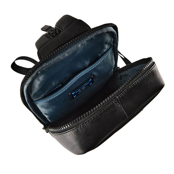 Piquadro Schoudertas Leer 20 cm