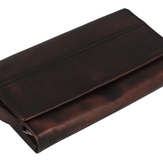 Greenburry Destressed Portemonnee RFID-bescherming Leer 18.5 cm