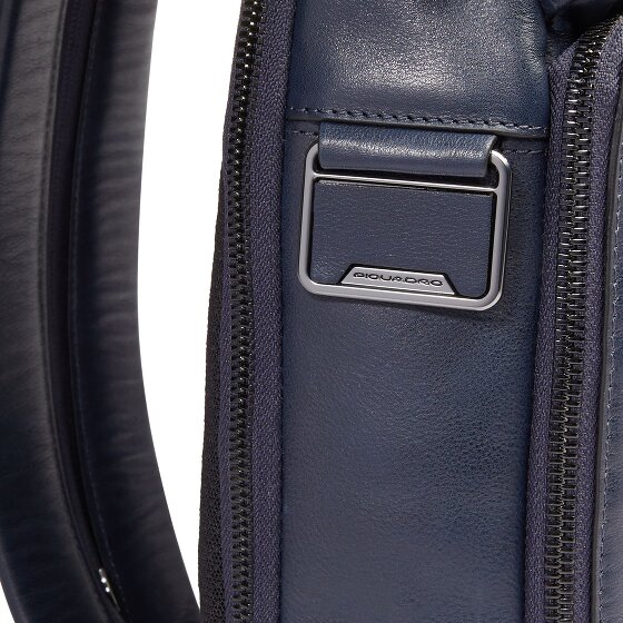 Piquadro Monospalla schoudertas leer 31 cm