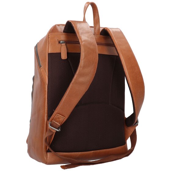 Plevier Rock Amaril Zakelijke rugzak Leer 43 cm Laptop compartiment