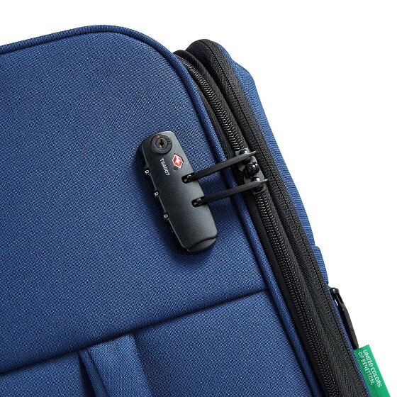 Delsey Paris x United Colors of Benetton BE 4-wiel trolley 65 cm met uitbreidingsplooi