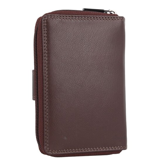 mano Donna Giulia Leren Portemonnee 9 cm
