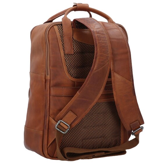 The Chesterfield Brand Wax Pull Up Zakelijke rugzak Leer 40 cm Laptop compartiment