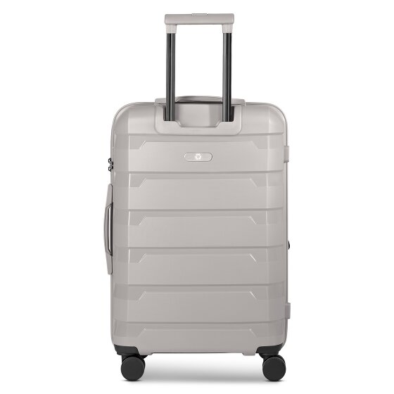 d&n South Dakota 4 wielen Trolley M 66 cm met uitbreidingsplooi