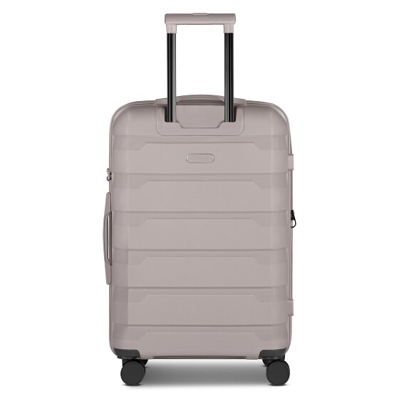 d&n South Dakota 4 wielen Trolley M 66 cm met uitbreidingsplooi