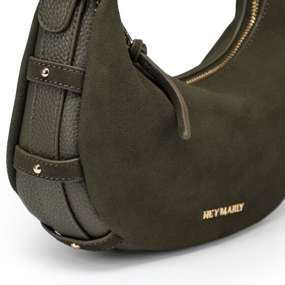 Hey Marly Lifetime Sister Suede Schoudertas Leer 25 cm