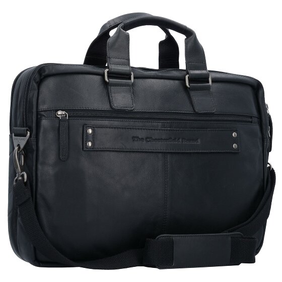 The Chesterfield Brand Wax Pull Up Koffer Leer 40 cm Laptop compartiment