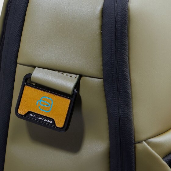 Piquadro Corner Zakelijke rugzak RFID-bescherming 43 cm Laptop compartiment