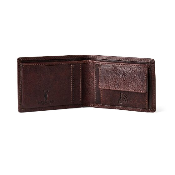 Jack Kinsky Porto 104 Portemonnee RFID-bescherming Leer 10.5 cm